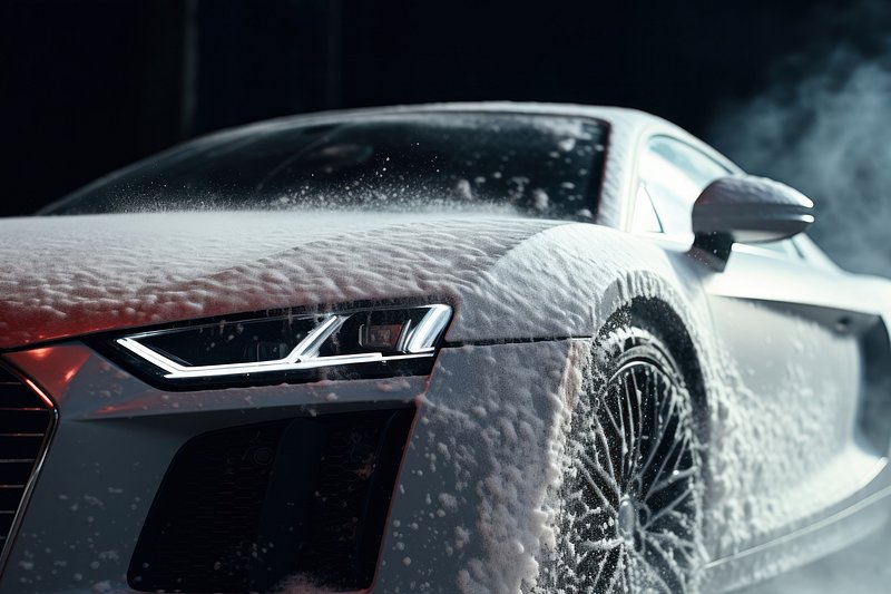 Car wash vehicle transportation wet. AI generated Image by rawpixel.